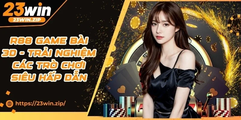 R88 Game Bài 3D - Trải Nghiệm Các Trò Chơi Siêu Hấp Dẫn